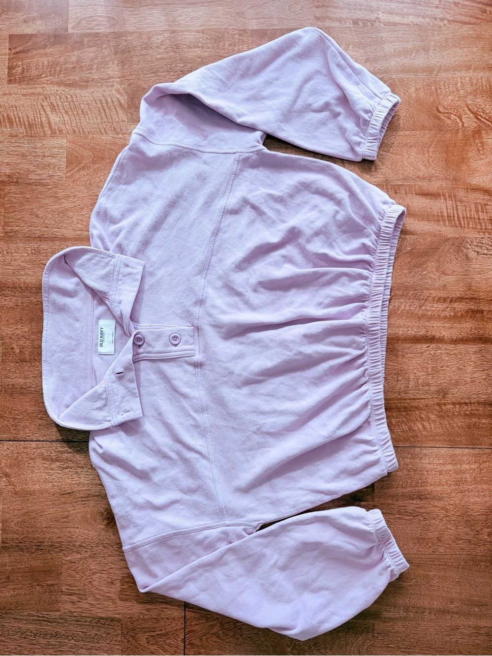 Women’s Old Navy Lavender Polo Crop Sweatshirt